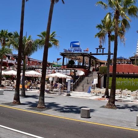 Studio Apartment No 1 Directly On The Beach And Sea, Terrace, Heated Pool, Wifi Playa de las Americas  Esterno foto